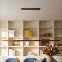 Glade Large Pendant Light - Dark Walnut by Pooky, image 2