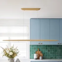 Glade Large Pendant Light - Natural Wood by Pooky, image 2