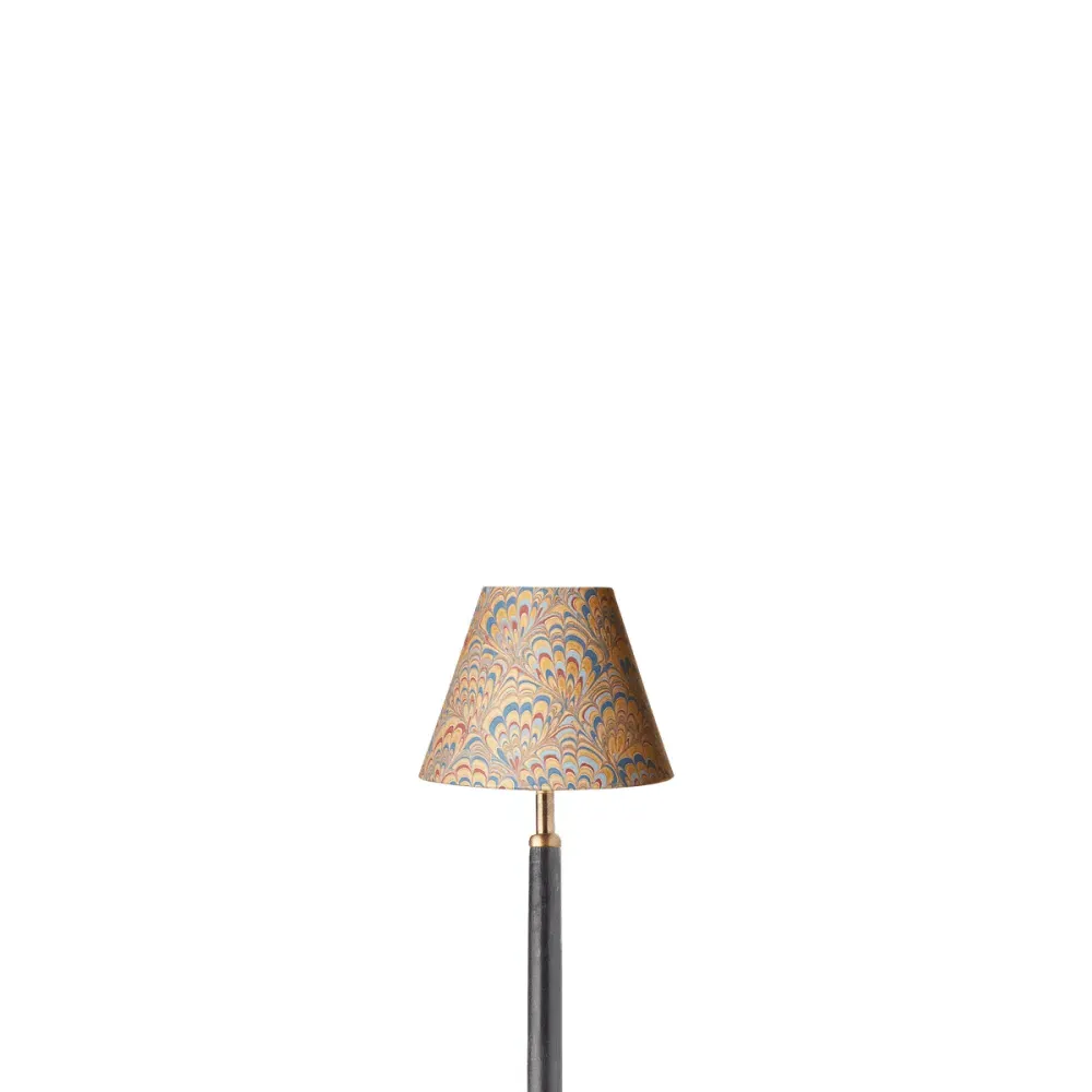 Golden Piave 16cm Empire Lamp Shade - Yellow, Marbled Paper product