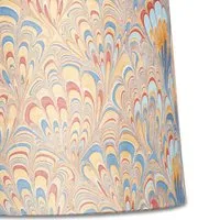 Golden Piave 6 Inch Empire Lamp Shade - Yellow, Marbled Paper alternate view