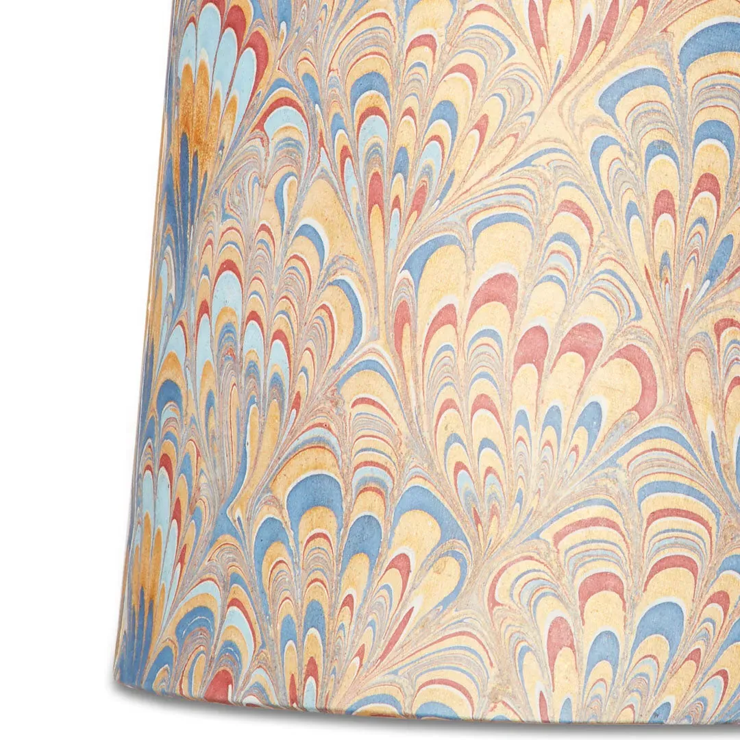 Golden Piave 6 Inch Empire Lamp Shade - Yellow, Marbled Paper product