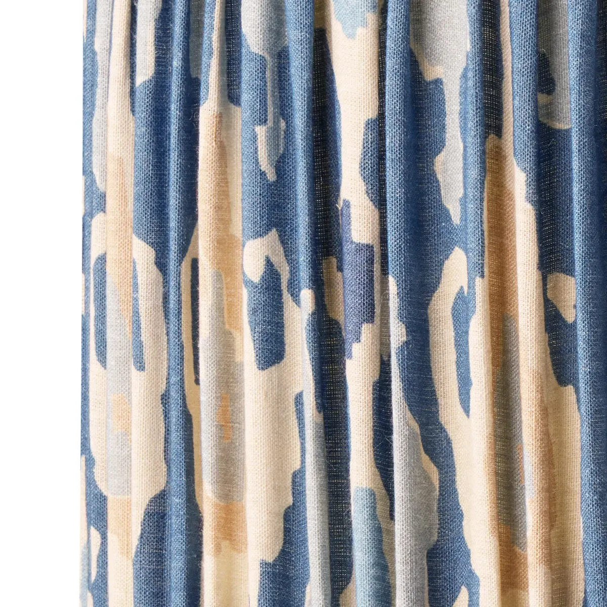 GP & J Baker Bokhara 6" Empire Cordless Lamp Shade - Blue, Linen product