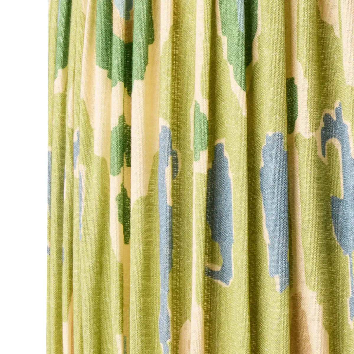 GP & J Baker Bokhara 6" Empire Shade Cordless - Green, Linen product