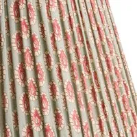 GP & J Baker Dotty 6" Cordless Empire Shade - Aqua Pink, Cotton alternate view
