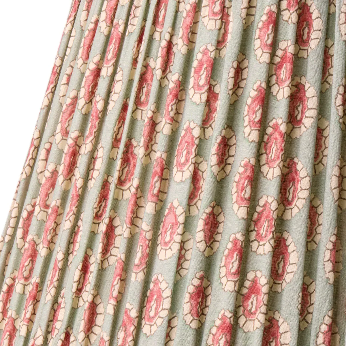 GP & J Baker Dotty 6" Cordless Empire Shade - Aqua Pink, Cotton product