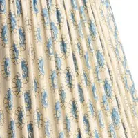 GP & J Baker Dotty 6" Empire Cordless Lamp Shade - Blue, White alternate view