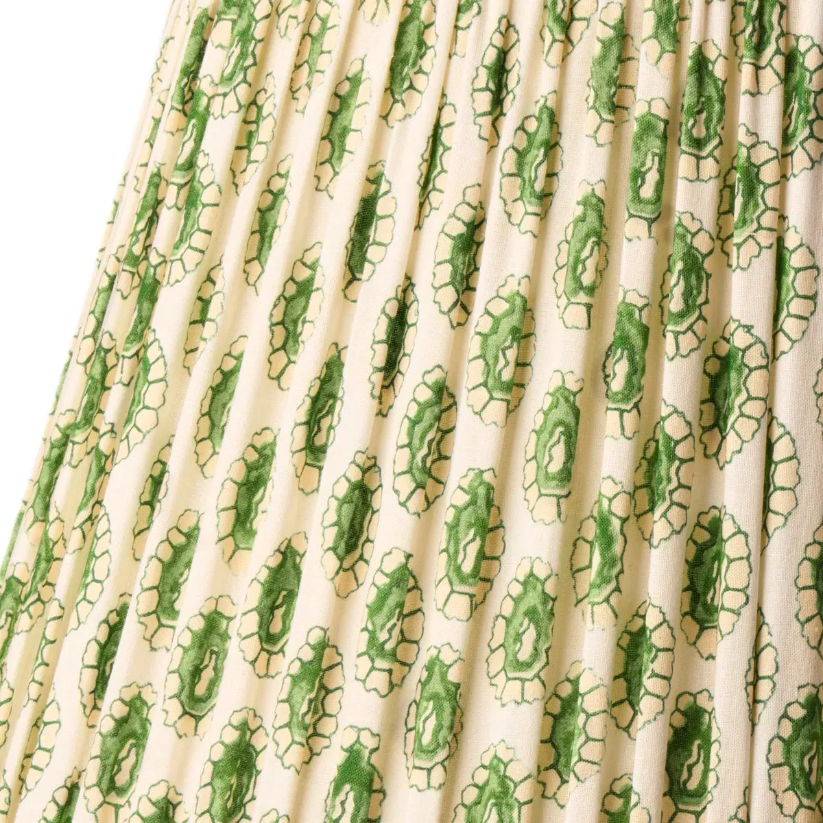 GP & J Baker Dotty 6" Empire Lamp Shade - Green, White product