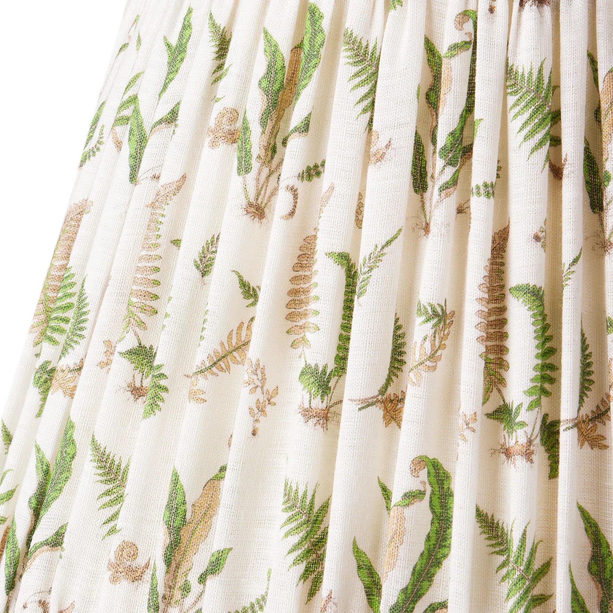 GP & J Baker Ferns 16cm Empire Shade - Emerald, Linen product