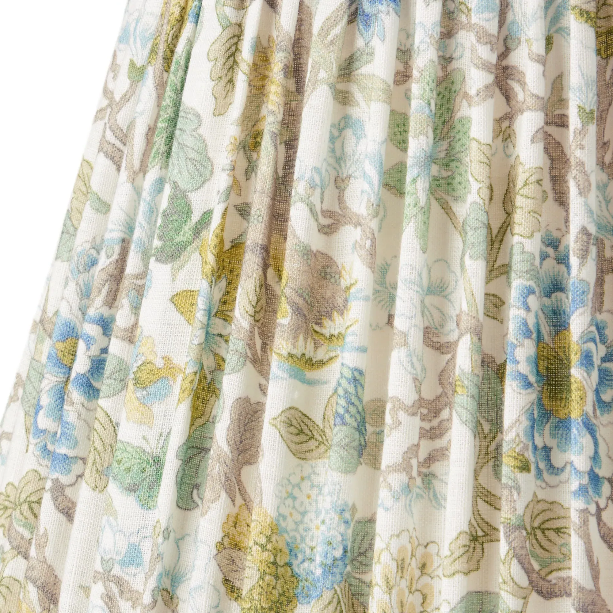 GP & J Baker Little Magnolia 16cm Empire Lamp Shade - Green, Linen product
