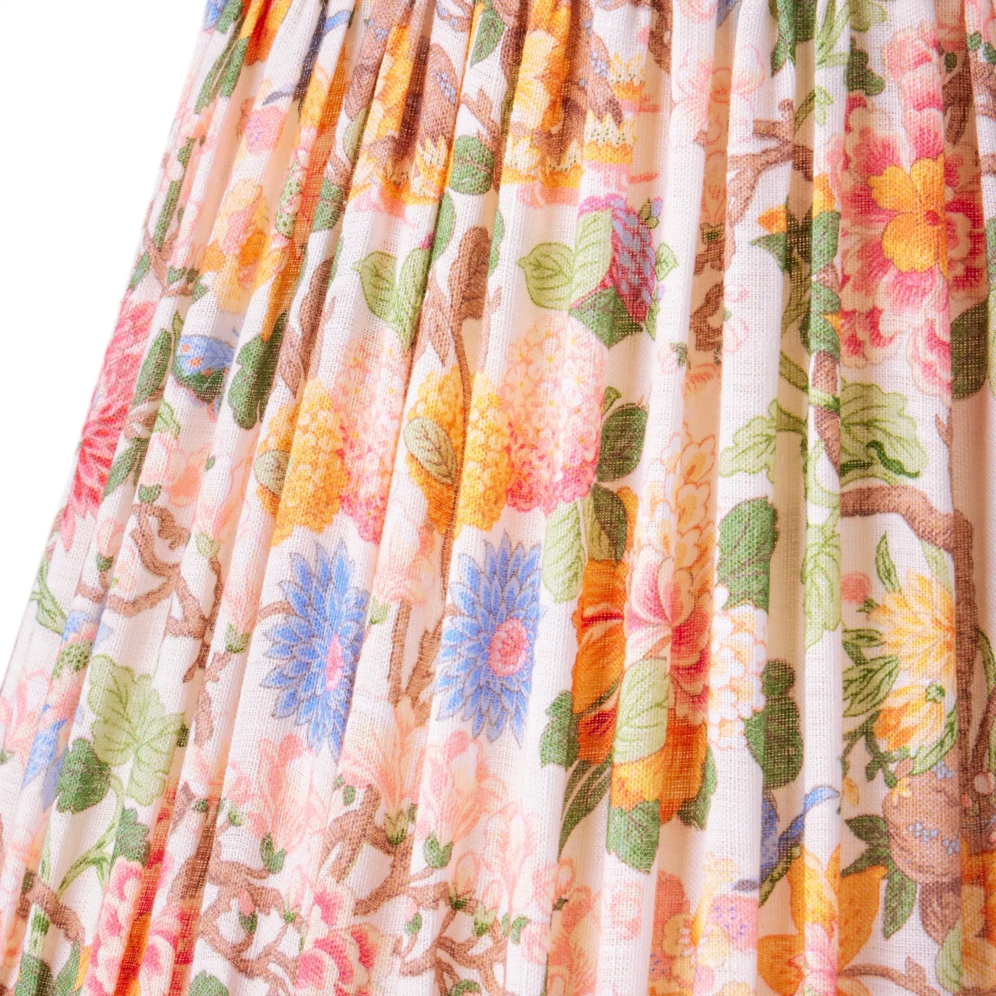 GP & J Baker Little Magnolia 16cm Empire Lamp Shade - Multi-Coloured, Linen product