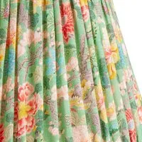 GP & J Baker Little Magnolia 6" Cordless Empire Shade - Emerald, Linen alternate view
