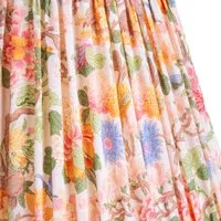 GP & J Baker Little Magnolia 6" Empire Cordless Lamp Shade - Multi-Colored, Linen alternate view