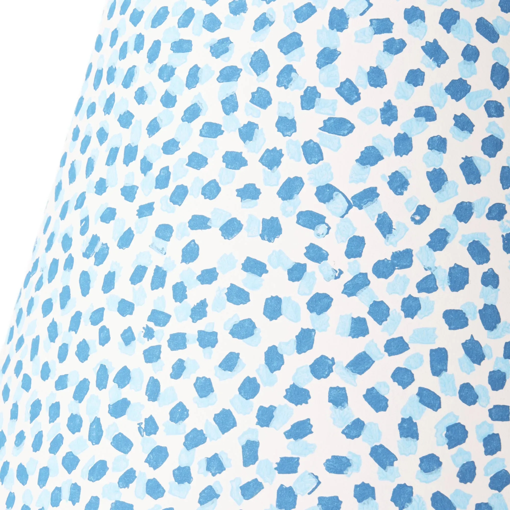 GP & J Baker Polka Dot 16cm Empire Shade - Blue, Paper product