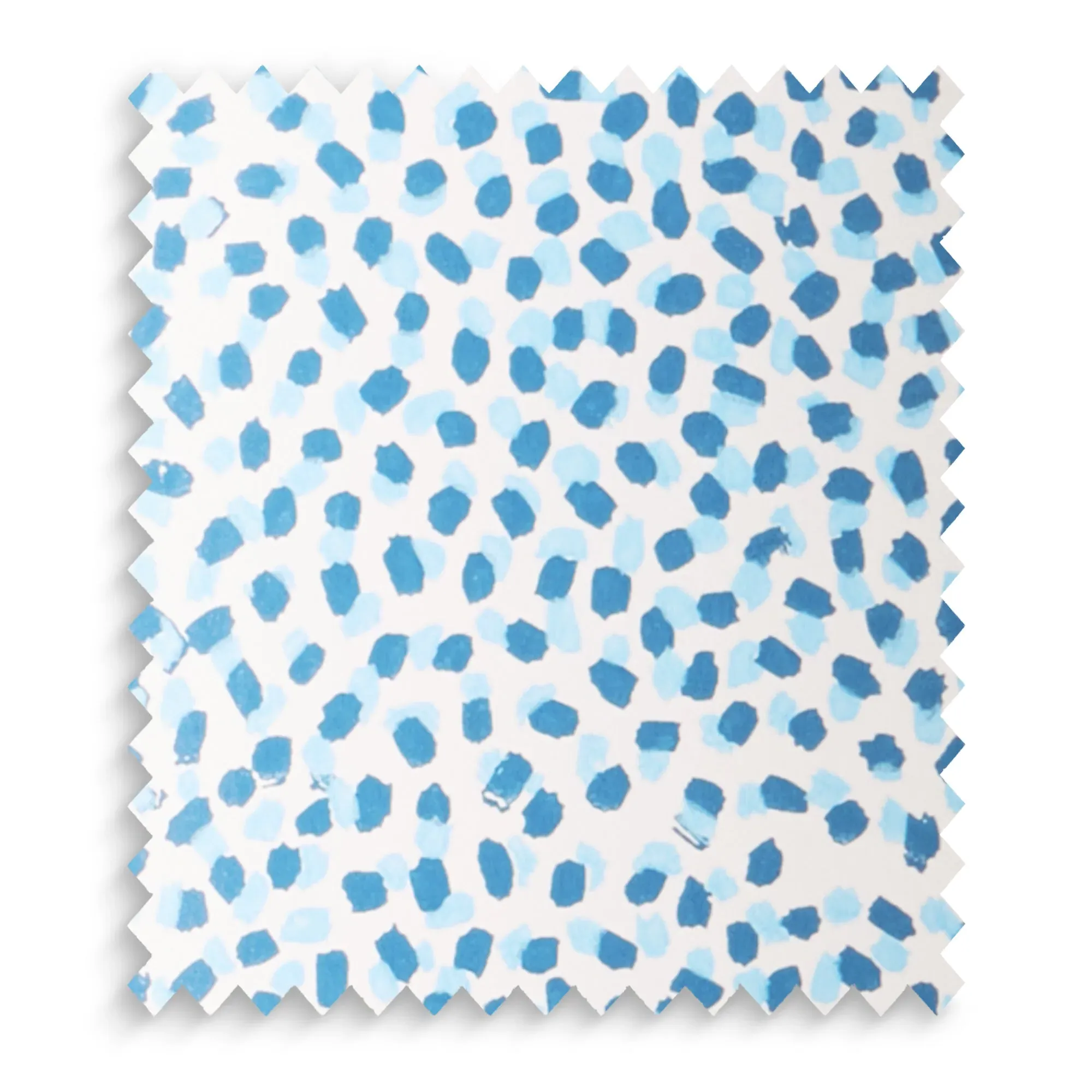 GP & J Baker Polka Dot Lamp Shade Swatch - Blue, Paper by Pooky