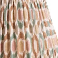 GP & J Baker Small Ikat Spot 6" Empire Cordless Shade - Teal, Linen alternate view