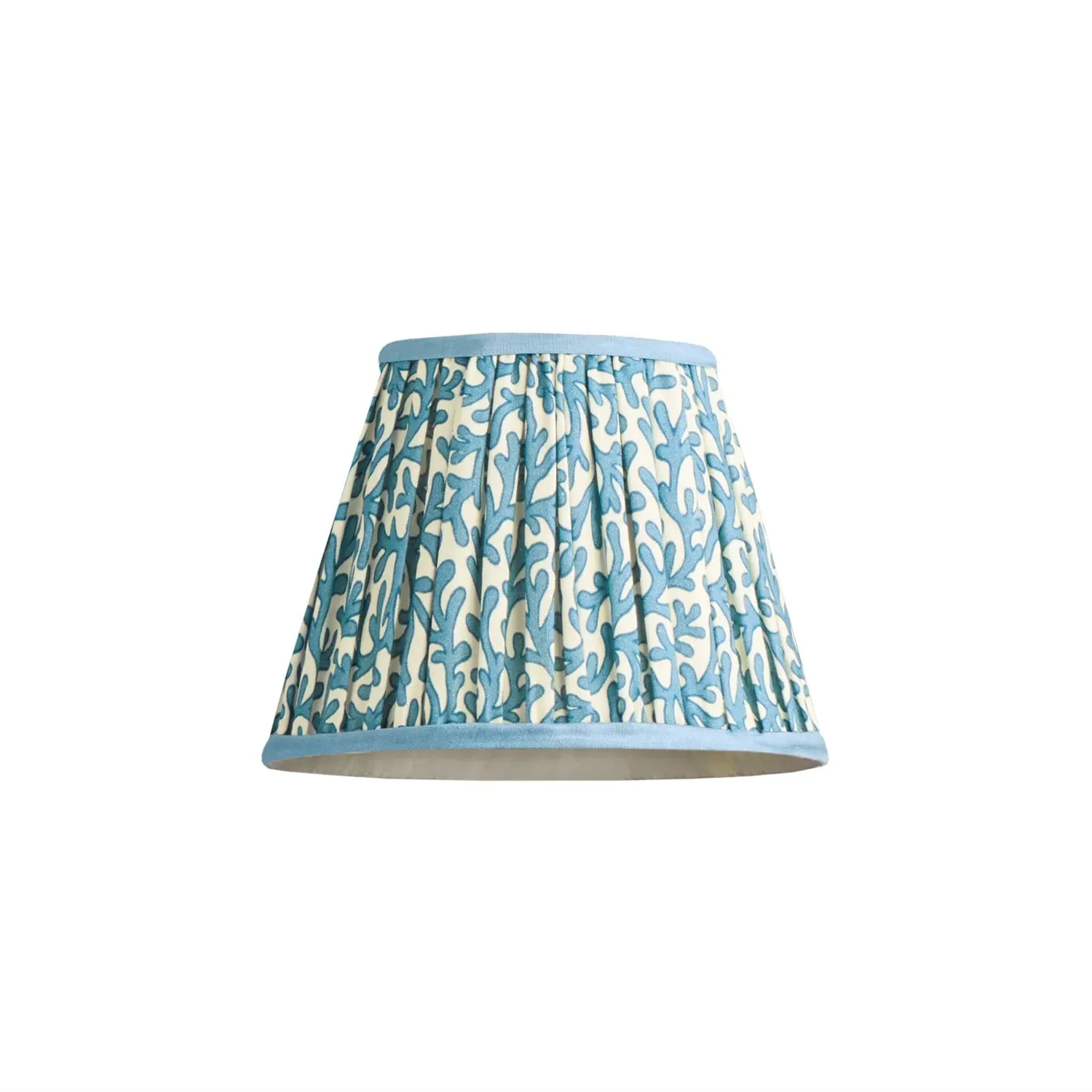 GP & J Baker Tuffley 18cm Pendant Shade - Denim, Gathered Cotton product