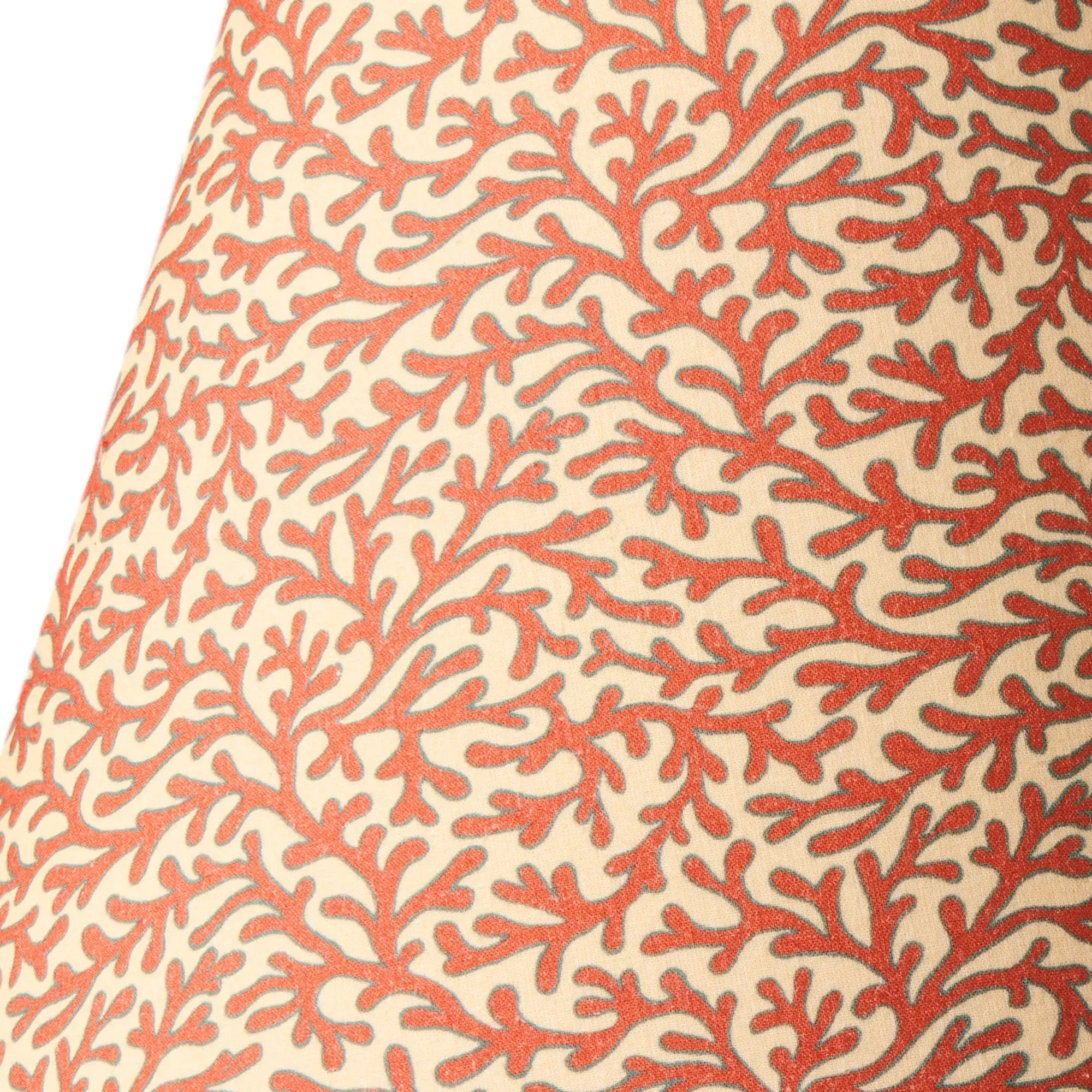 GP & J Baker Tuffley 20cm Empire Lamp Shade - Red, Cotton product