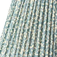 GP & J Baker Tuffley 40cm Empire Shade with Adjustable Gimbal - Denim, Gathered Cotton by Pooky, image 2