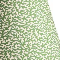GP & J Baker Tuffley 8 Inch Empire Cordless Lamp Shade - Green Blue, Cotton alternate view