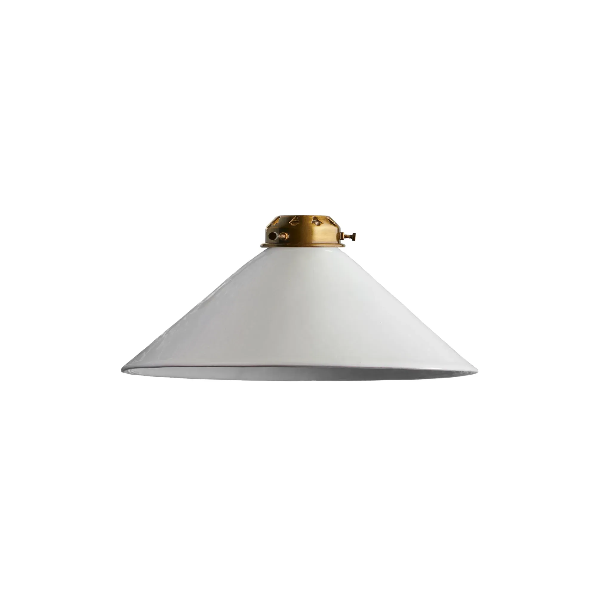 Hania 27cm Ceramic Lamp Shade - White product