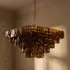 Havana Chandelier - Deep Brown, Glass by Pooky, image 3