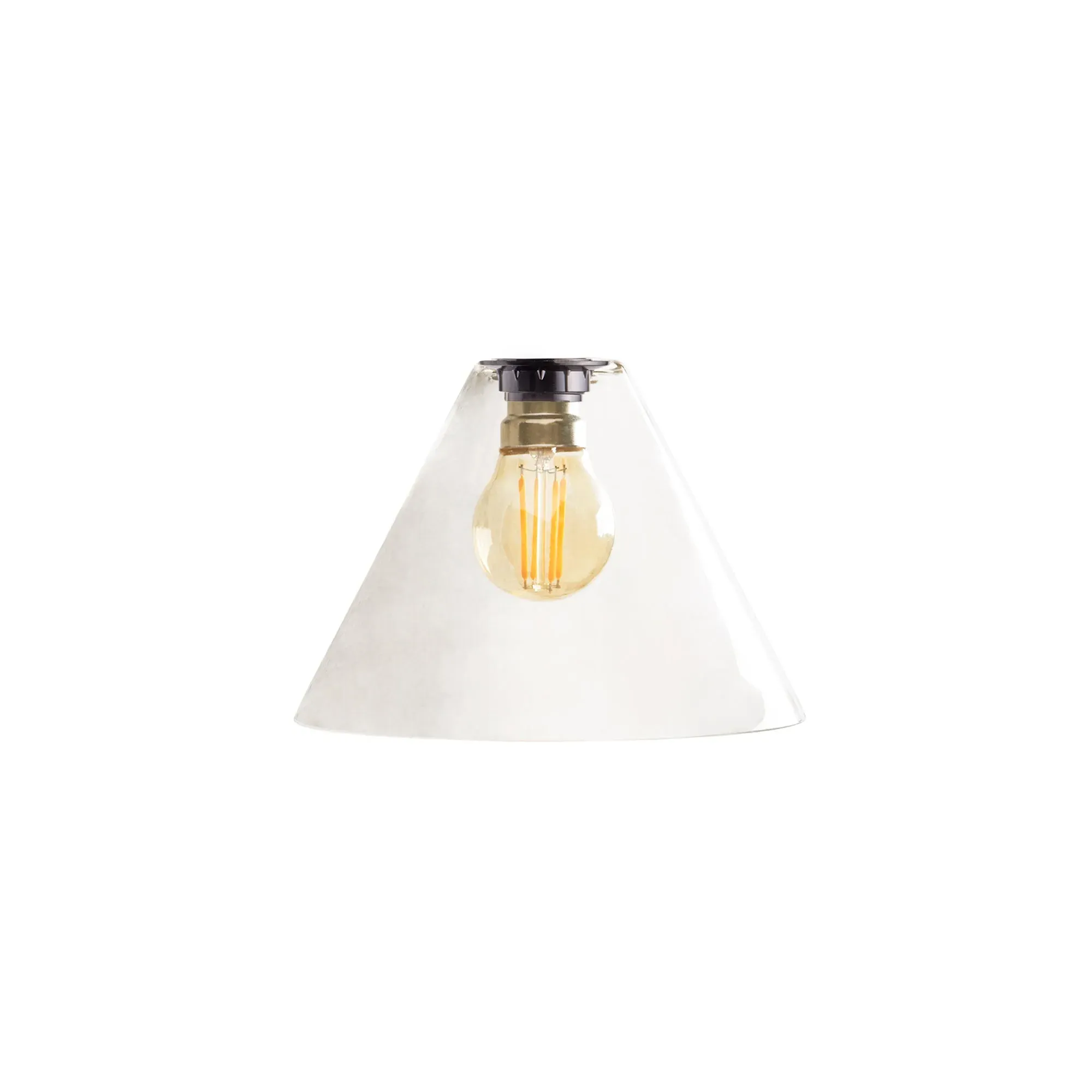Hazelette Pendant Light - Clear, Blown Glass product