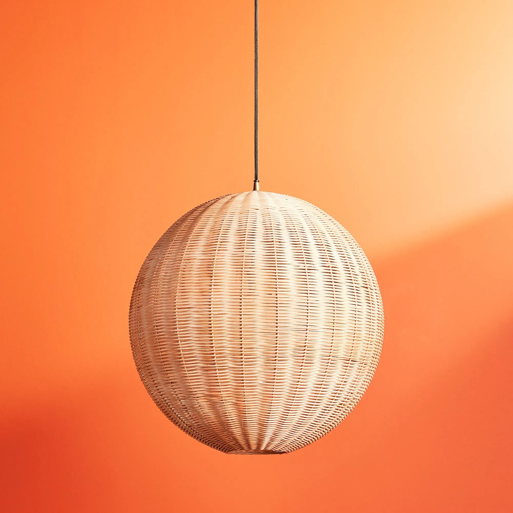 Hector Ball Pendant Light - Natural, Rattan product