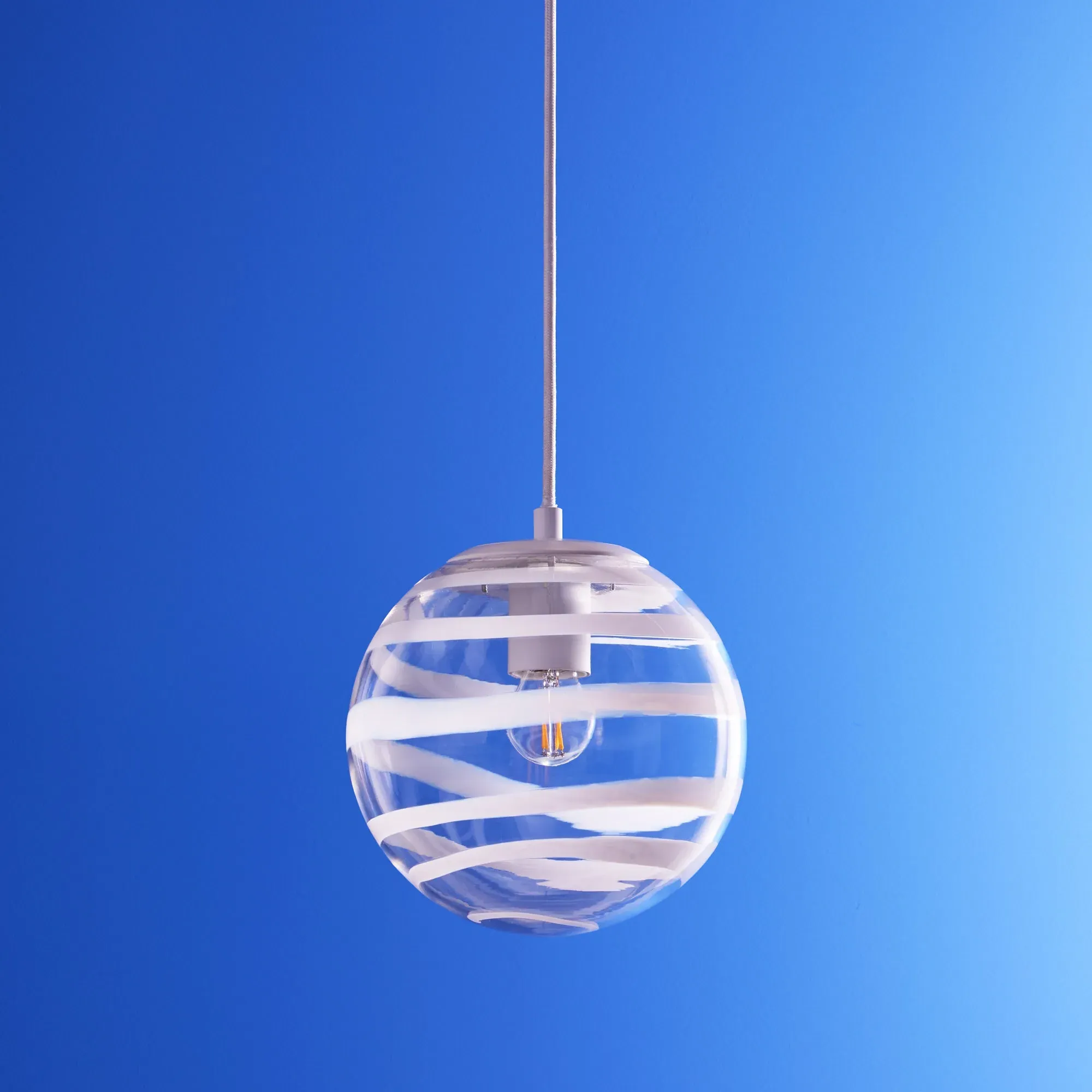 Humbug Small Pendant Light - Clear, White product