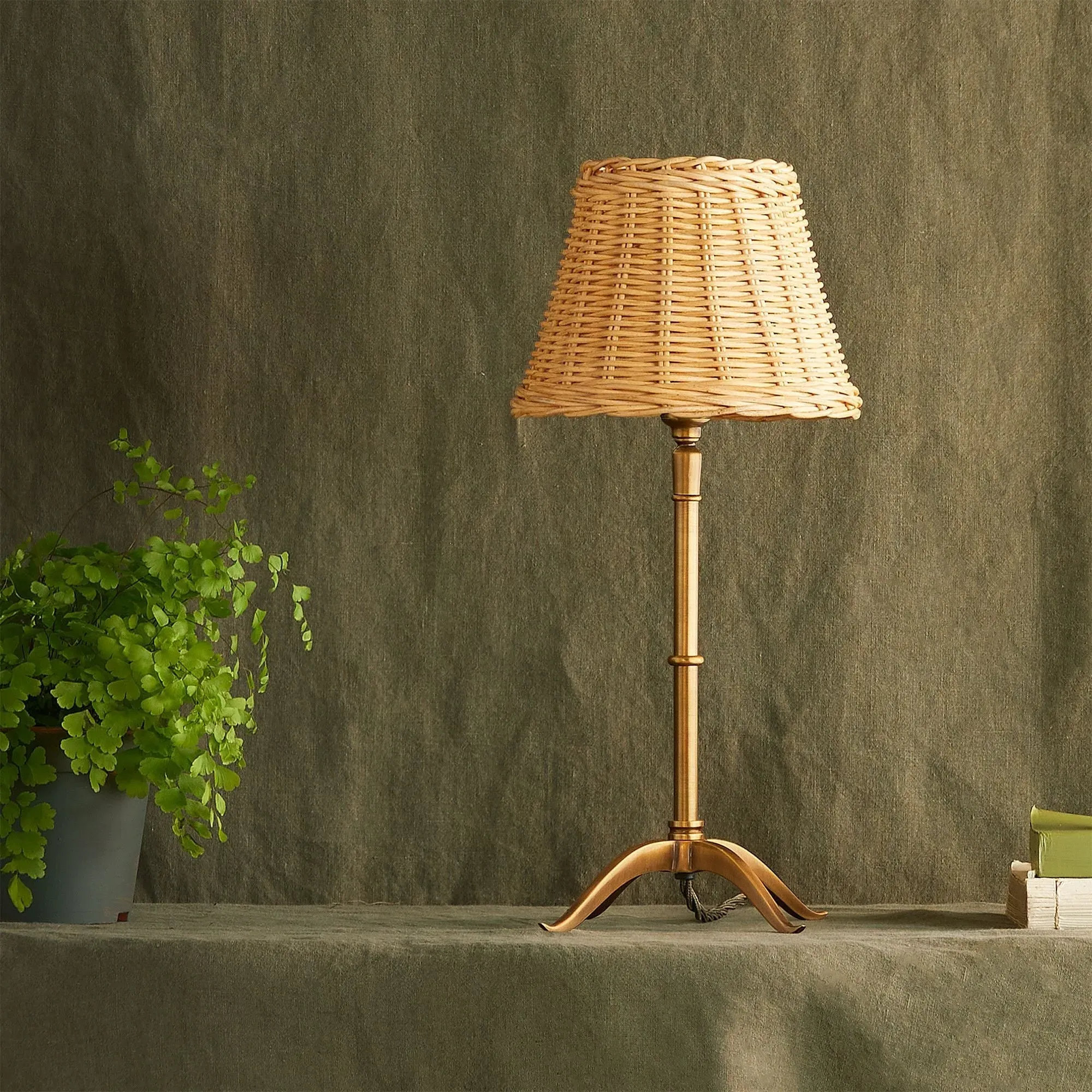 Incy Table Lamp - Antique Brass by Pooky