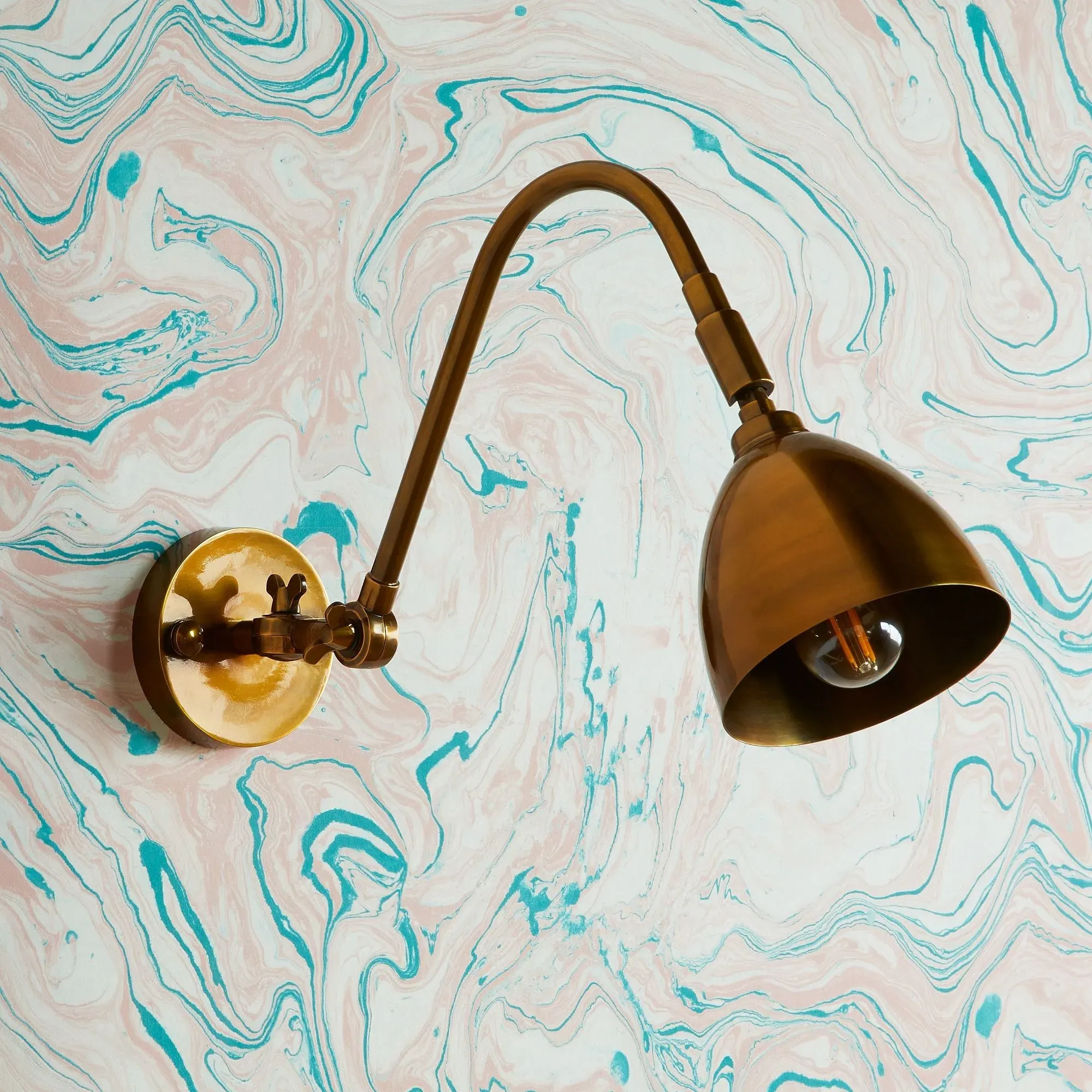 Jasmine Wall Light - Antique Brass product