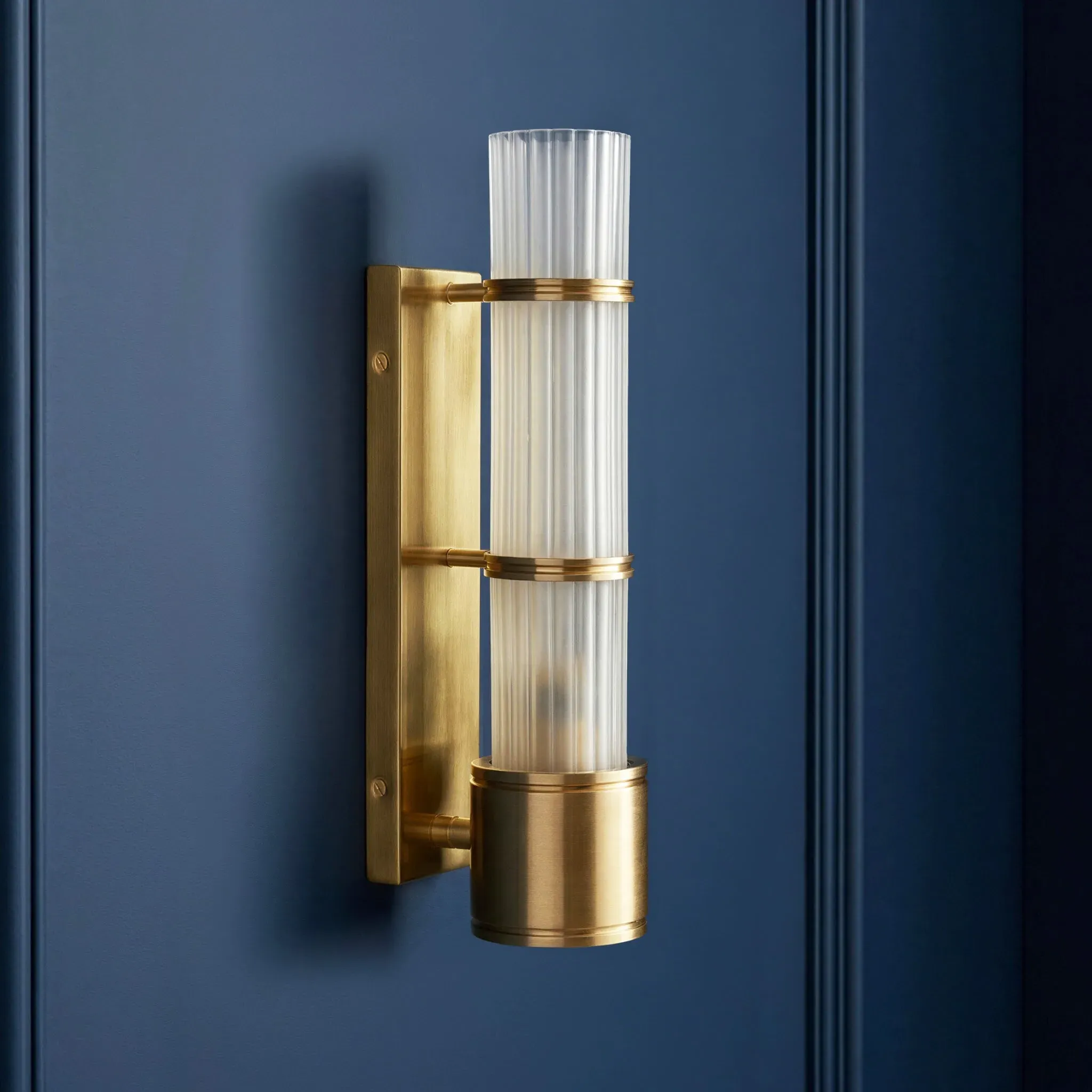Jet Wall Light - Antique Brass, Frosted Glass product