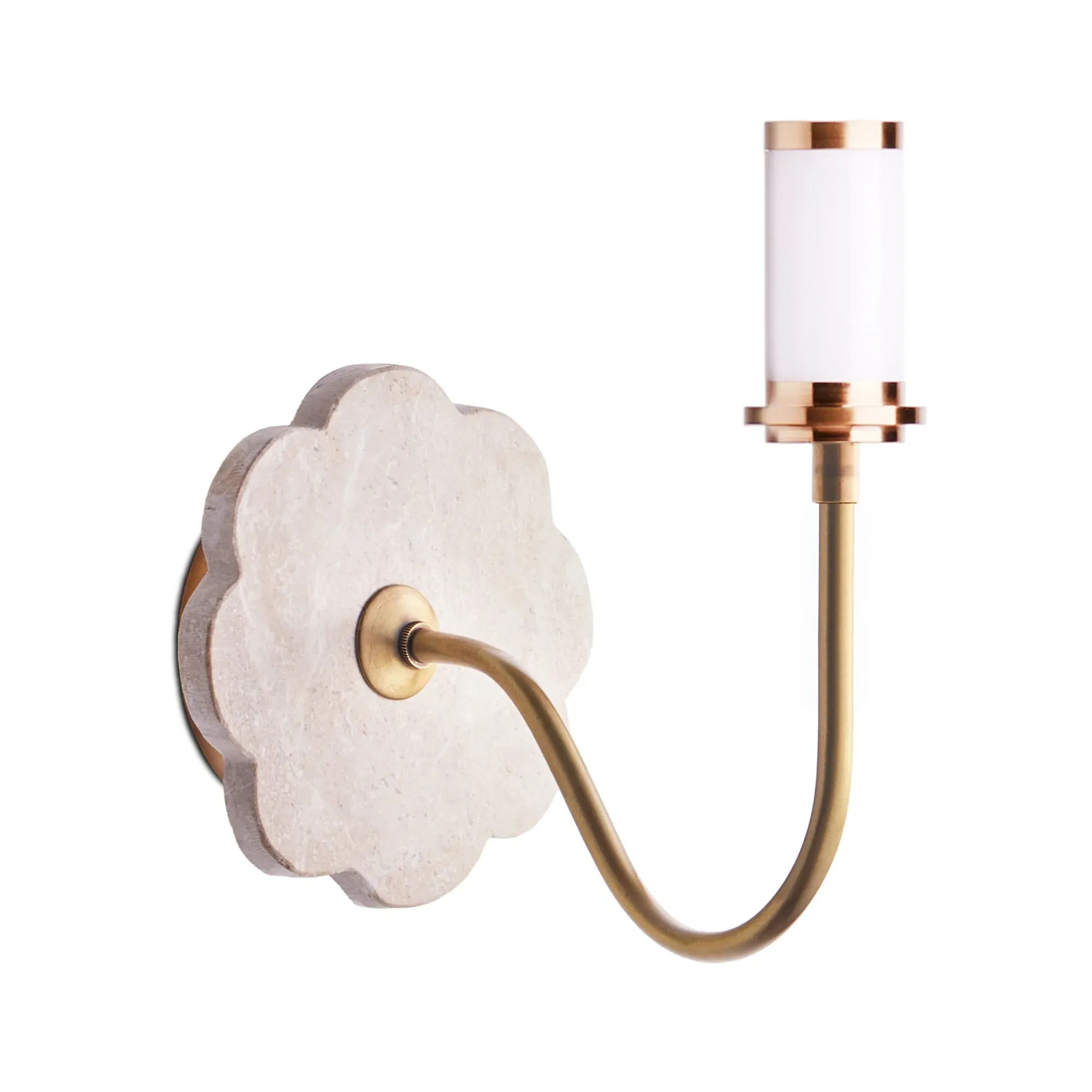 Kamela Rechargeable Wall Light - Natural, Marble product