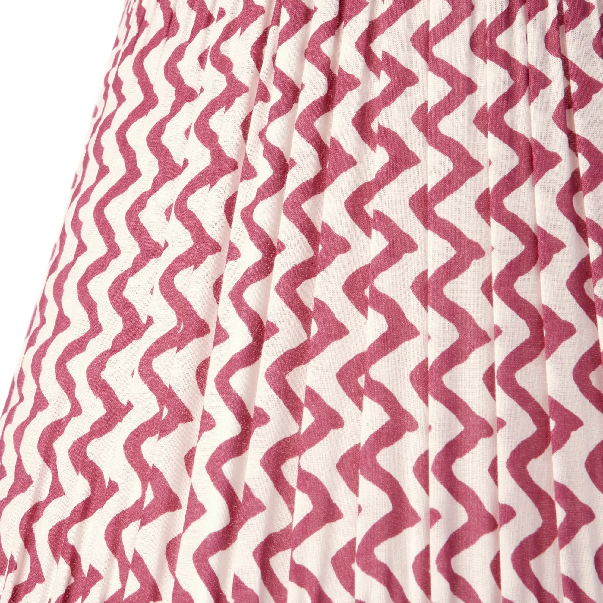 Large Straight Empire Lampshade with Crimson Tape - Crimson by Pooky