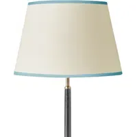 Large Straight Empire Lampshade with Turquoise Tape - Cream, Card by Pooky, image 2