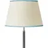 Large Straight Empire Lampshade with Turquoise Tape - Cream, Card by Pooky, image 3