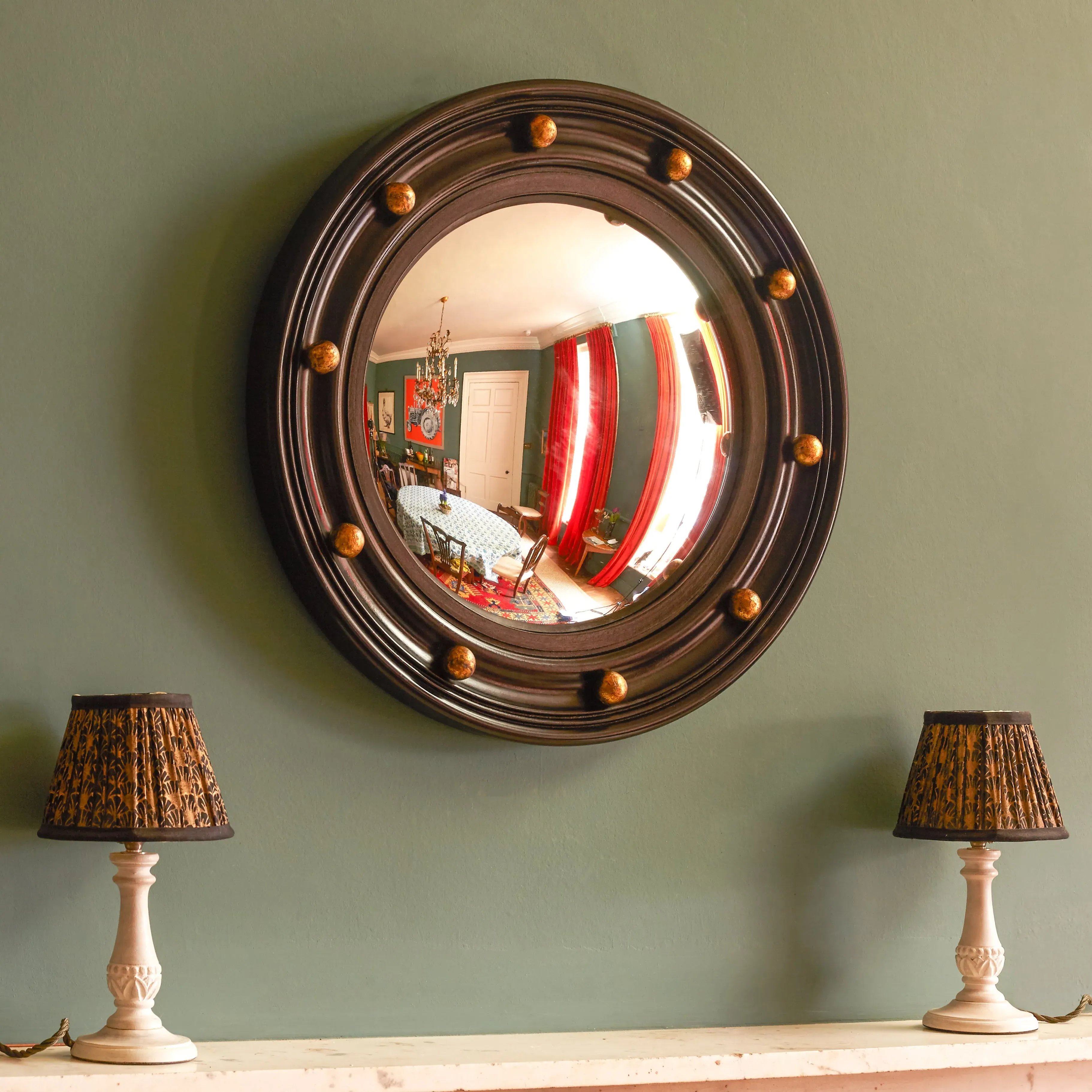 Lauren Wall Mirror - Distressed Gold product