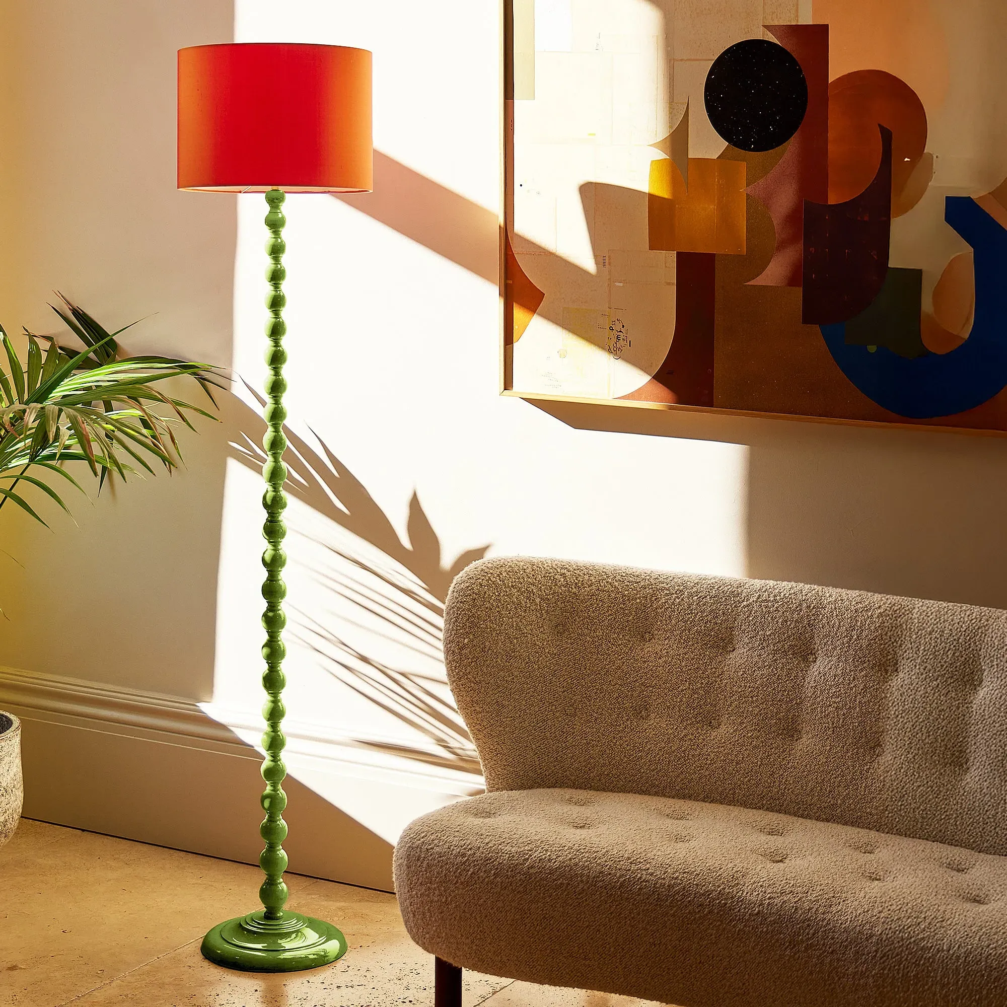 Lillee Rechargeable Standing Lamp - Green product