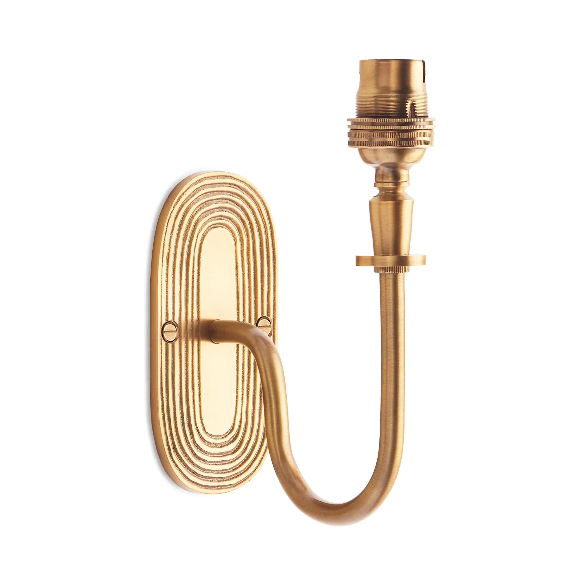 Loop Wall Fitting - Antique Brass product