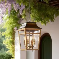 Majorelle Pendant Light - Antique Brass alternate view