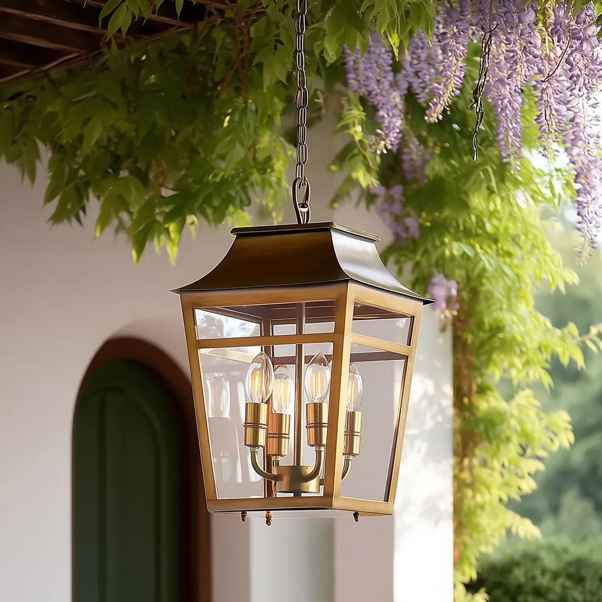 Majorelle Pendant Light - Antique Brass product
