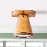 Malton Flush Mount Light - Antique Brass alternate view