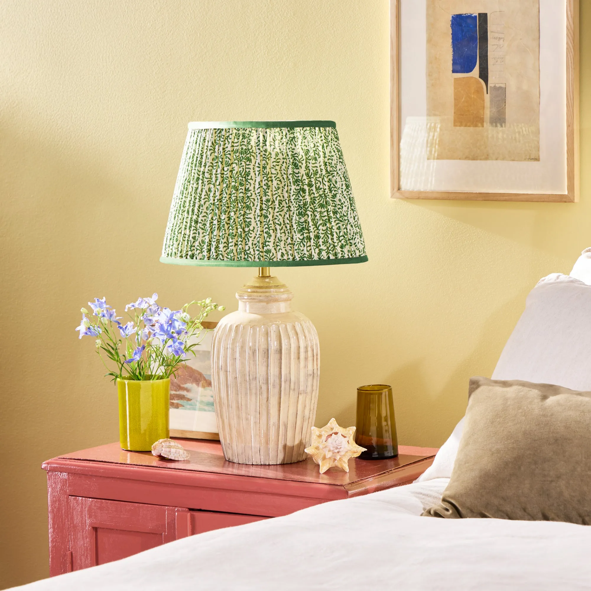Marcie Small Table Lamp - Natural Whitewash product