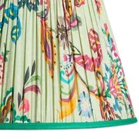 Matthew Williamson 5.5 Inch Tapered Clip-On Shade - Green Paisley alternate view