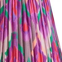 Matthew Williamson 5.5 Inch Tapered Clip-On Shade - Pink, Ikat alternate view