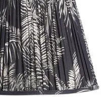Matthew Williamson 6 Inch Empire Clip-On Shade - Black & White Palm alternate view