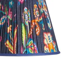 Matthew Williamson 8 Inch Empire Clip-On Lamp Shade - Blue Paisley alternate view