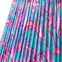 Matthew Williamson Disco Zebra 5.5" Tapered Shade Cordless - Turquoise alternate view