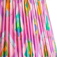 Matthew Williamson Mala Ikat Tapered Cordless Lamp Shade - Pink alternate view