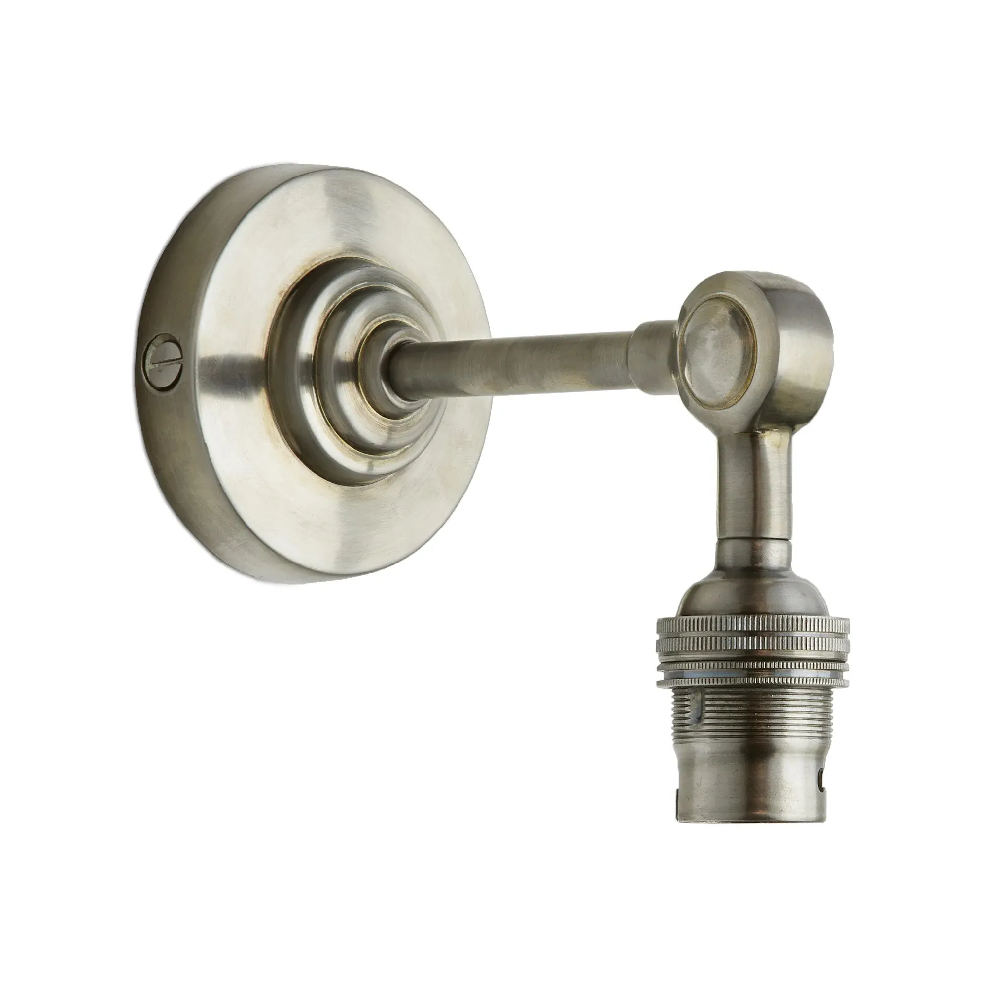 Mini Elbow Wall Fitting - Antique Silver product