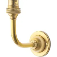 Minnow Wall Light Fitting - Antique Brass by Pooky, alternate view
